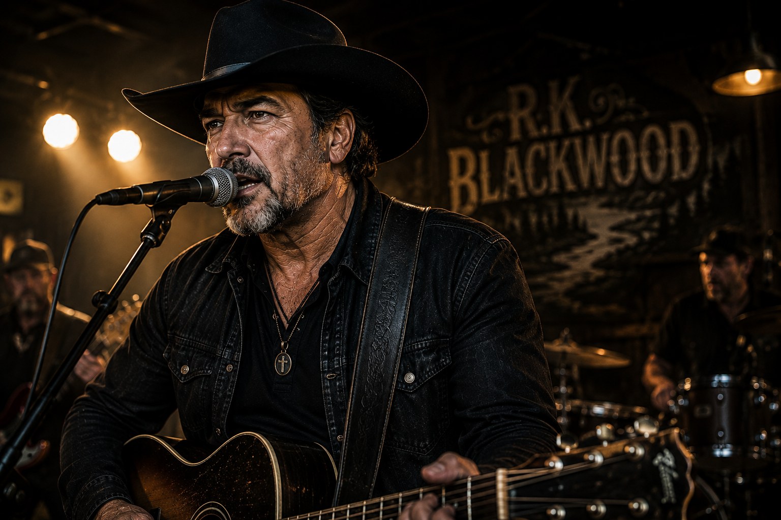 R.K. Blackwood performing live